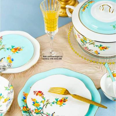 BỘ BÁT ĂN CAO CẤP QUẢ LỰU – MAY MẮN SUM VẦY